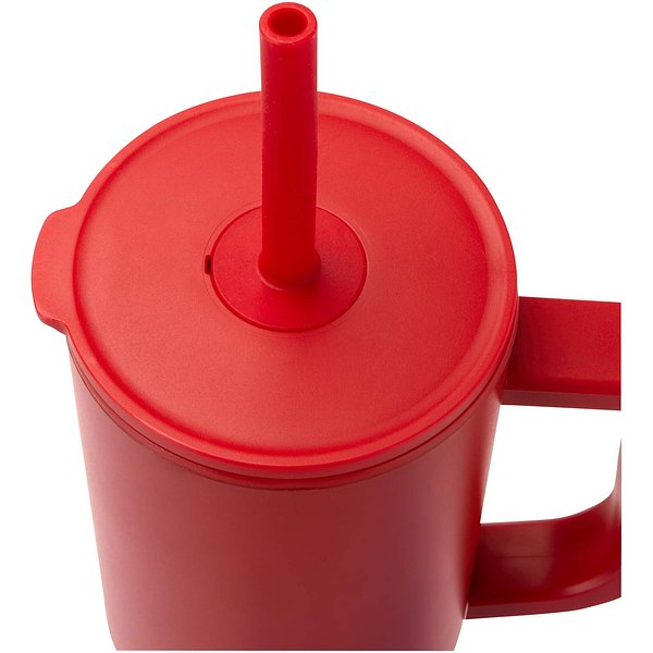 900 ml RCS-zertifizierter Isolierbecher mit Silikon Trinkhalm - Annang
