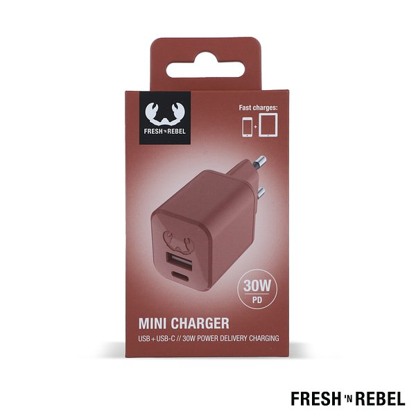 Mini Charger USB-C + A PD // 30W Chatia