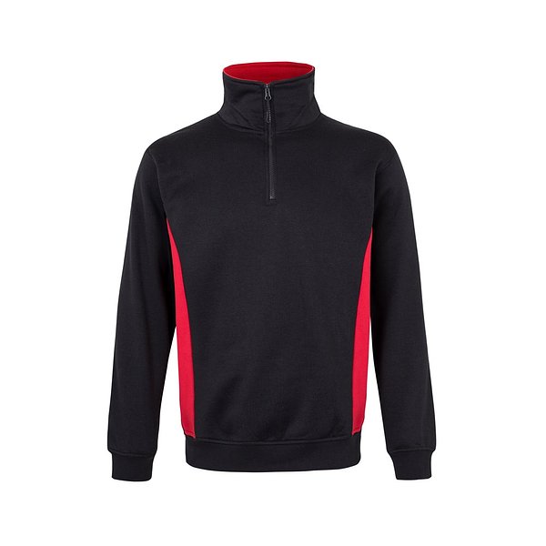 Zweifarbiges Frottee-Sweatshirt (260 g/m²), aus Polyester (65 %) und Baumwolle (35 %) Rudorscht
