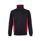Zweifarbiges Frottee-Sweatshirt (260 g/m²), aus Polyester (65 %) und Baumwolle (35 %) Rudorscht