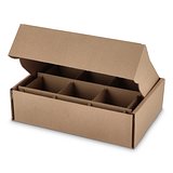 Individuelle Geschenkverpackung für 6 Stück Tassen 34,7x24,3x9,9 cm Adiviga