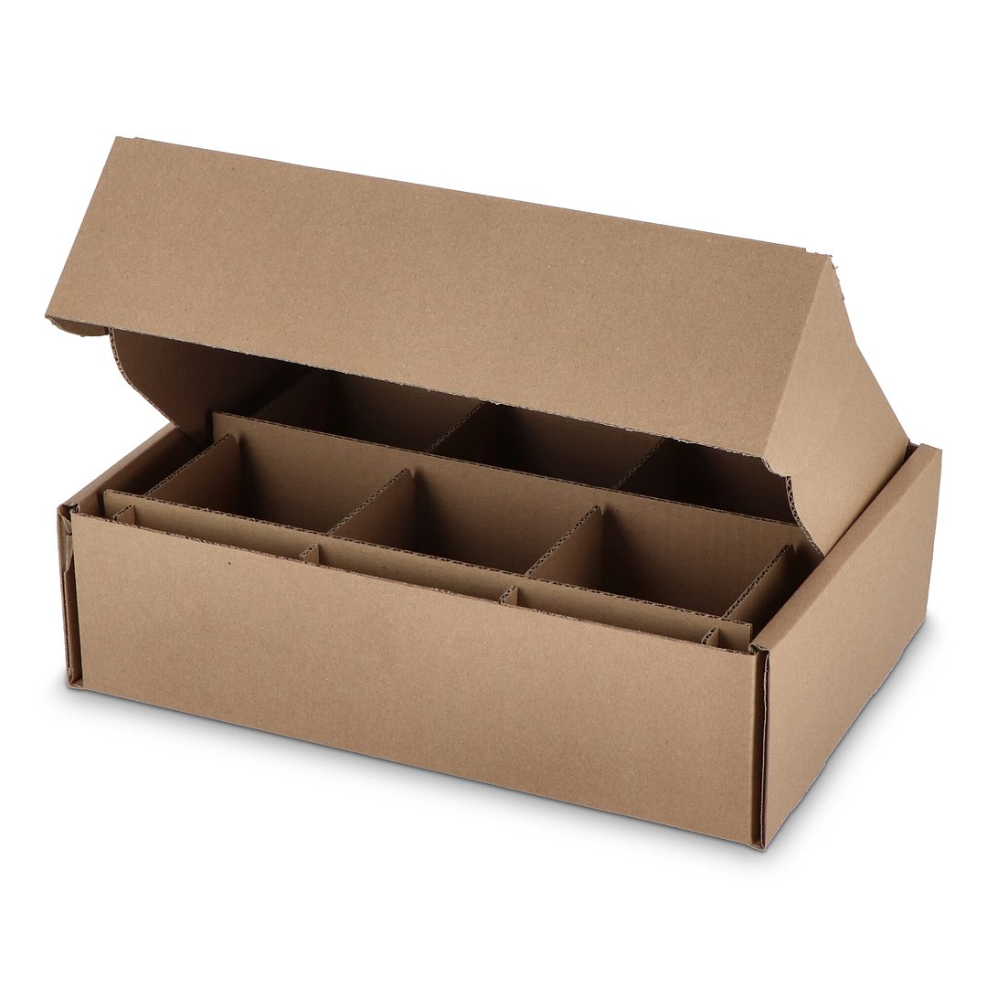 Individuelle Geschenkverpackung für 6 Stück Tassen 34,7x24,3x9,9 cm Adiviga