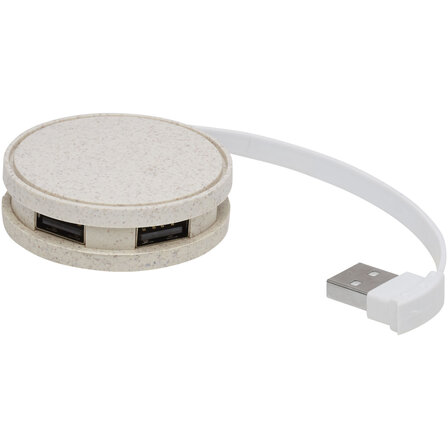 Weizenstroh-USB-Hub - Giafri