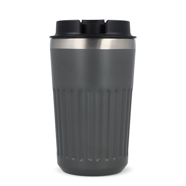 Recycelter Edelstahl-Thermobecher für Kaffee zum Mitnehmen, 400 ml Natianng