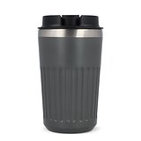 Recycelter Edelstahl-Thermobecher für Kaffee zum Mitnehmen, 400 ml Natianng