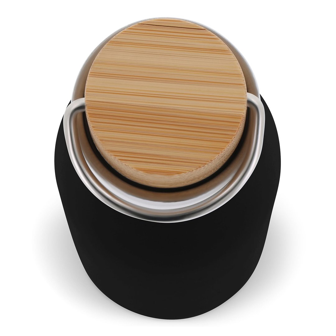 Isolier-Flasche mit Bambusdeckel, 500ml Miriori