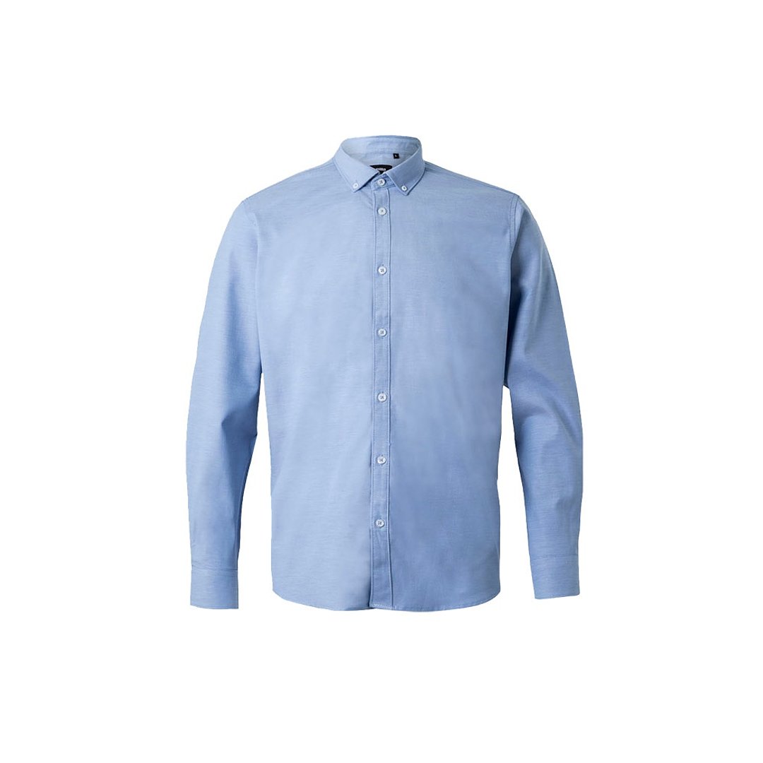 Hemd Oxford (180 g/m²) für Herren, aus Baumwolle (50 %), Polyester (45 %) und Elasthan (5 %) Gritll