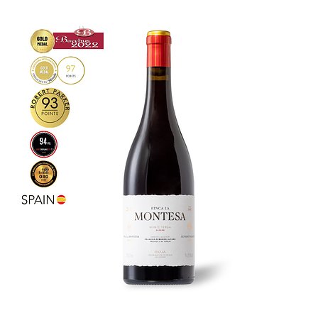Flasche Rotwein Idesa