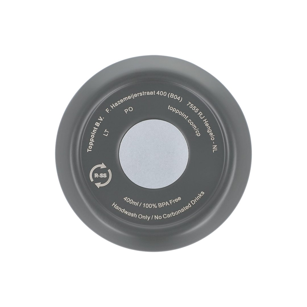 Recycelter Edelstahl-Thermobecher für Kaffee zum Mitnehmen, 400 ml Natianng