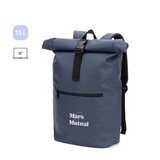 Roll-Top-Rucksack aus PU mit Laptopfach, 16“ Giamiriona
