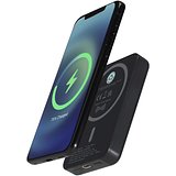 15 W 5.000 mAh magnetische kabellose Powerbank mit 20 W PD aus recyceltem Kunststoff - Vichtans