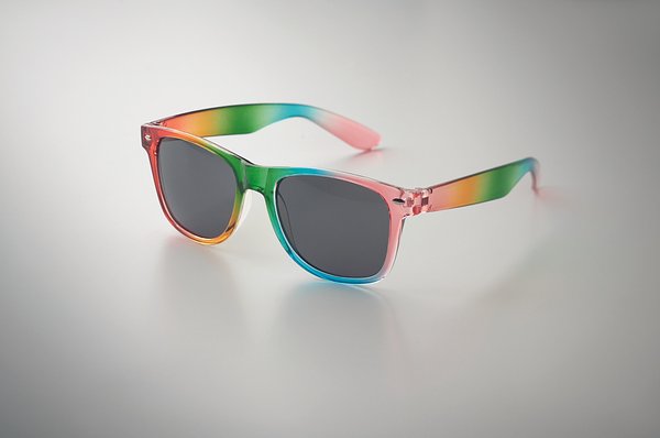 Regenbogen Sonnenbrille UV400 Lolly