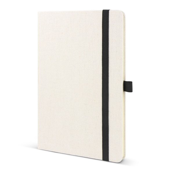 Notizbuch aus recycelter Baumwolle & R-PET A5 Warlina