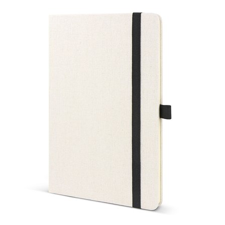 Notizbuch aus recycelter Baumwolle & R-PET A5 Warlina