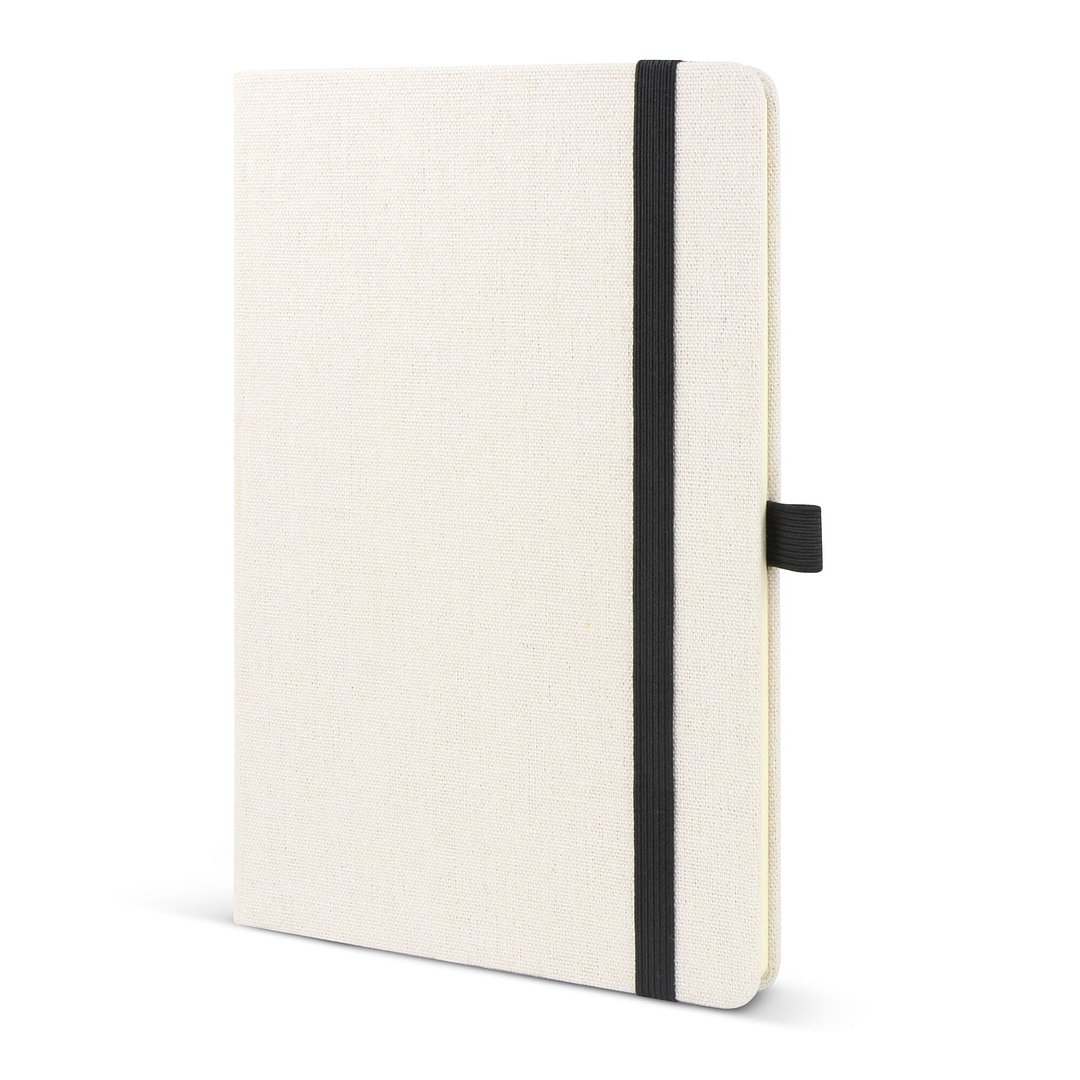 Notizbuch aus recycelter Baumwolle & R-PET A5 Warlina