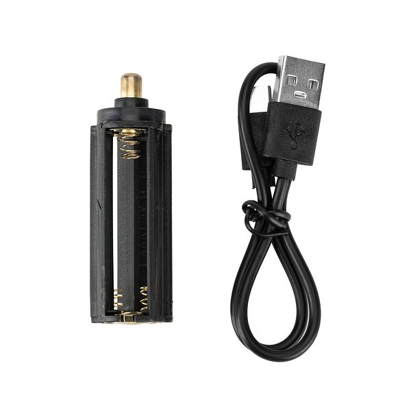 Wiederaufladbare Taschenlampe aus Aluminium (85% recyceltem) mit 10 W Leistung Liusep