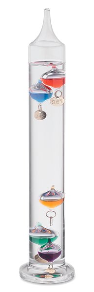 Galileo Thermometer Glas 28cm Dorscin