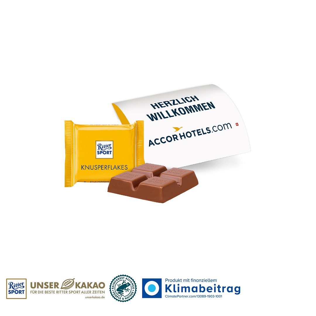 Ritter SPORT „Mini“ im Werbebriefchen
