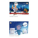 Tisch-Adventskalender mit Milka Schokolade Mix