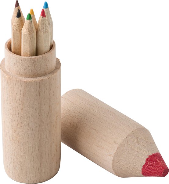 Buntstift-Set Fritling | Holzhalter | 6 Stifte
