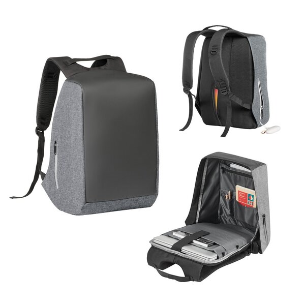 Laptop-Rucksack 15'6" mit Anti-Diebstahl-System Ramudona