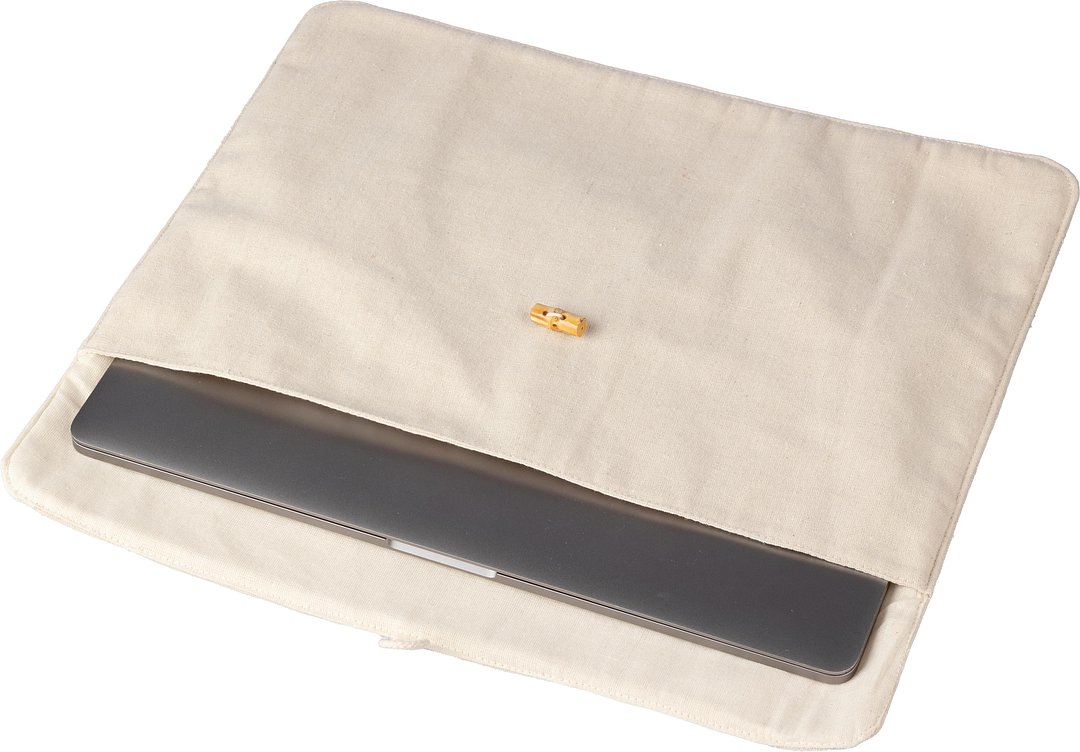 Laptoptasche aus Baumwolle (220 gr/m²) Lüthola