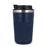 Recycelter Edelstahl-Thermobecher für Kaffee zum Mitnehmen, 400 ml Natianng