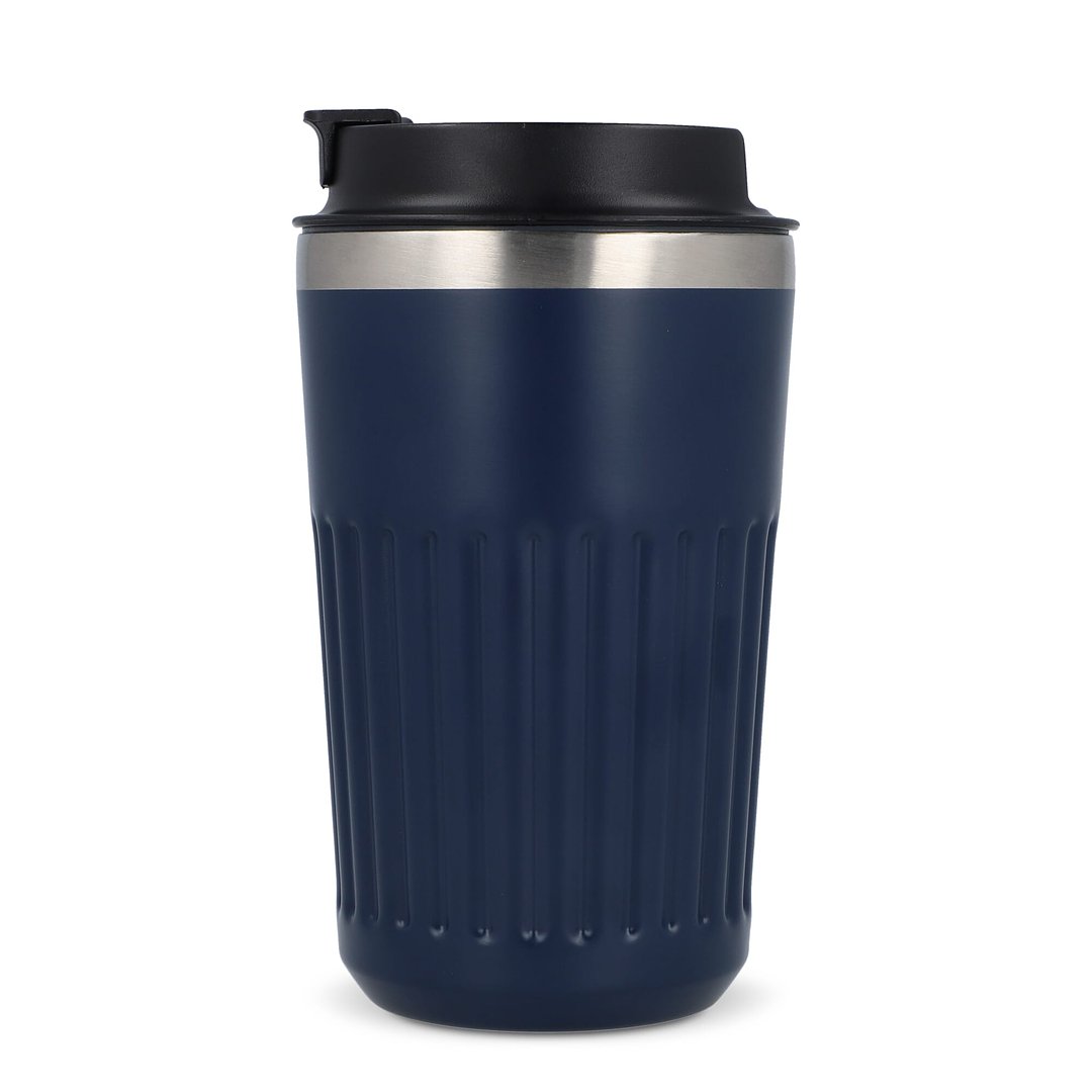 Recycelter Edelstahl-Thermobecher für Kaffee zum Mitnehmen, 400 ml Natianng