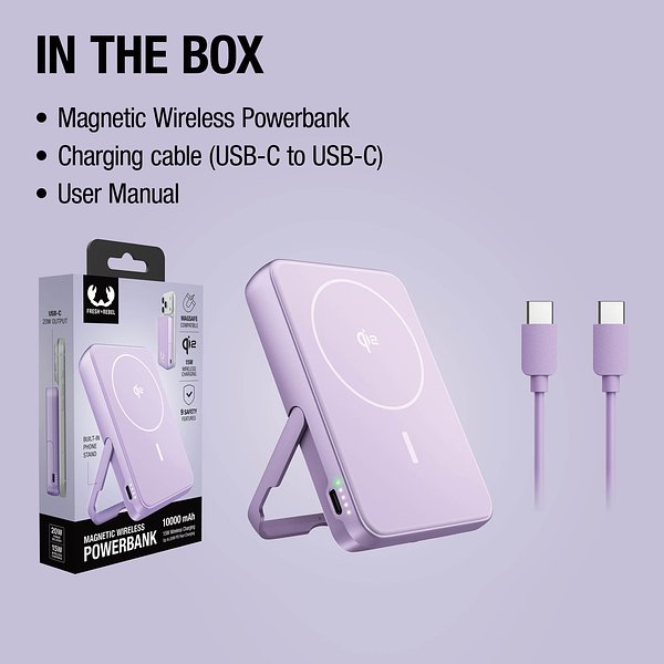Kabellose Powerbank 10000 mAh kompatibel mit MagSafe Vinatin