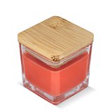 Chakra Kerze auf pflanzlicher Basis im Glasgefäß Utzi