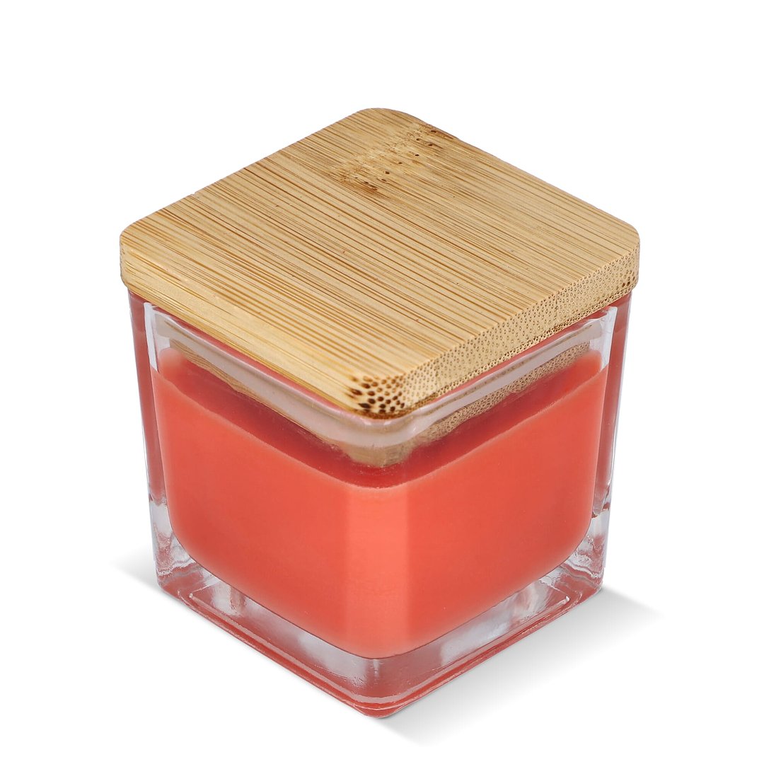 Chakra Kerze auf pflanzlicher Basis im Glasgefäß Utzi