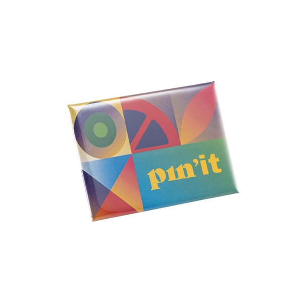 Rechteckiger Pin mit Magnet Nigni