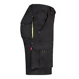 Zweifarbige Stretch-Bermudashorts mit mehreren Taschen (240 g/m²) aus Baumwolle (46 %), EME (38 %) und Polyester (16 %) Altie