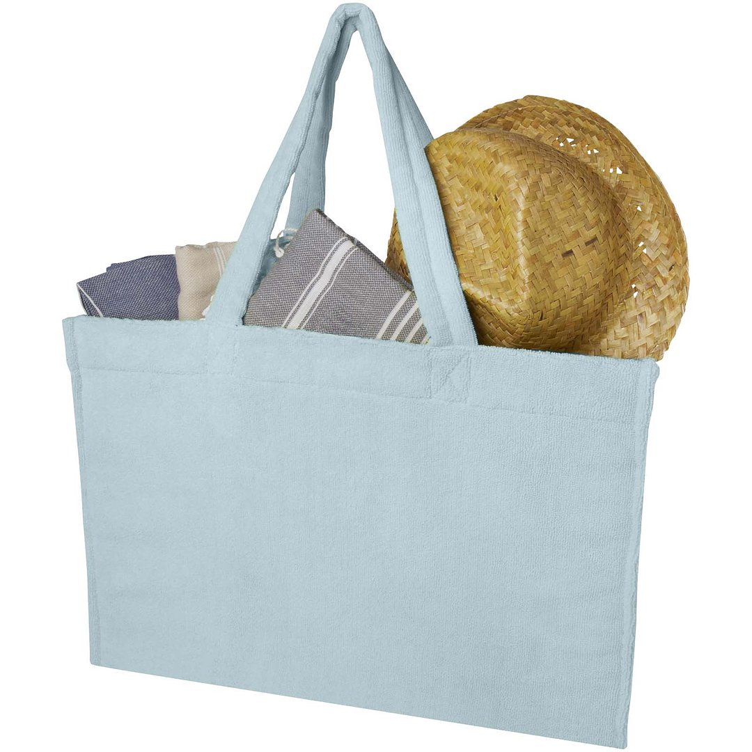 GRS-recycelte Strandtragetasche aus Frottee 13 L - Gianis