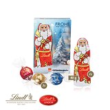 Premium-Präsent mit Lindt Weihnachtsmann „Medium“