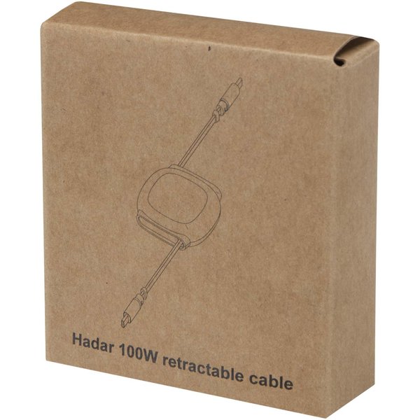 100 W CarPlay-Kabel aus recyceltem Kunststoff mit einziehbarer Leitung und PD-Ladefunktion - Orenan