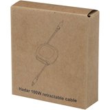 100 W CarPlay-Kabel aus recyceltem Kunststoff mit einziehbarer Leitung und PD-Ladefunktion - Orenan