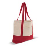 Strandtasche Baumwollsegeltuch OEKO-TEX® 280g/m² 42x10x30cm Lixali