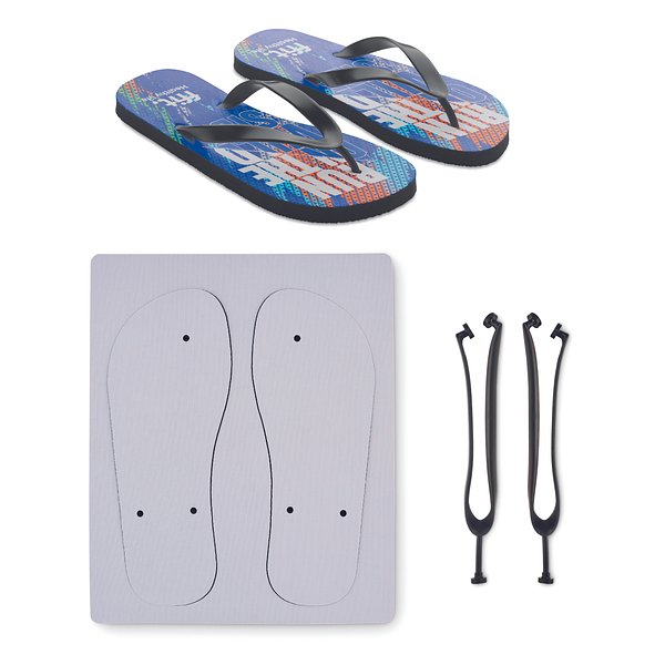 Sublimations-Zehensandalen Anico