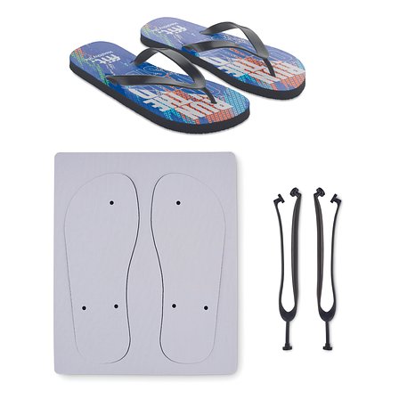 Sublimations-Zehensandalen Anico