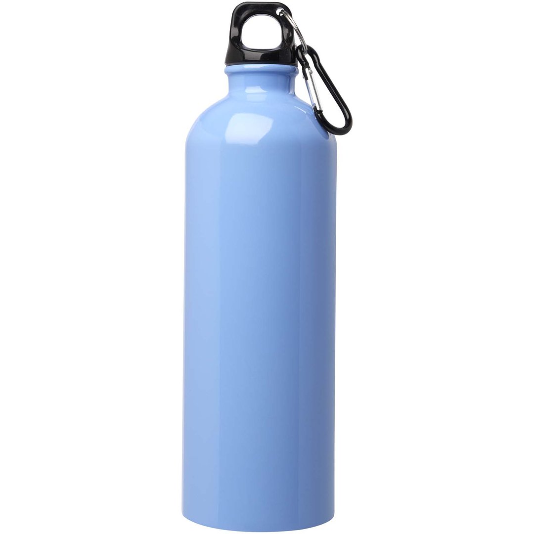 750 ml RCS-zertifizierte, einwandige Trinkflasche aus Edelstahl mit Karabinerhaken - Lüth