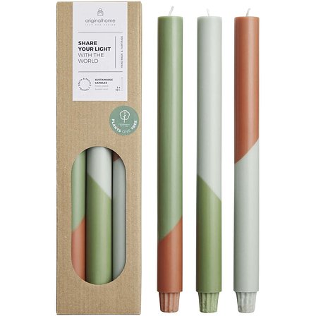 Eden Diagonale Kerzen – 3er-Set - Oldin