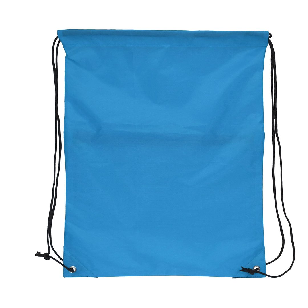 Kordelzugtasche 210T R-PET mit Reißverschluss Rueli