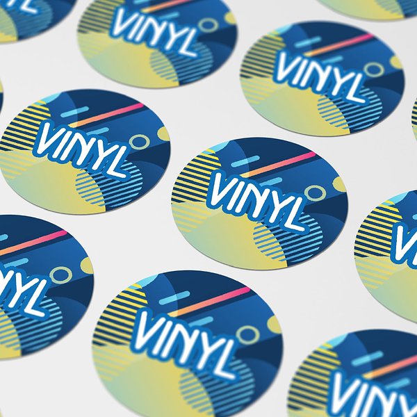 Vinyl Sticker Rund Ø 35 mm Luonni