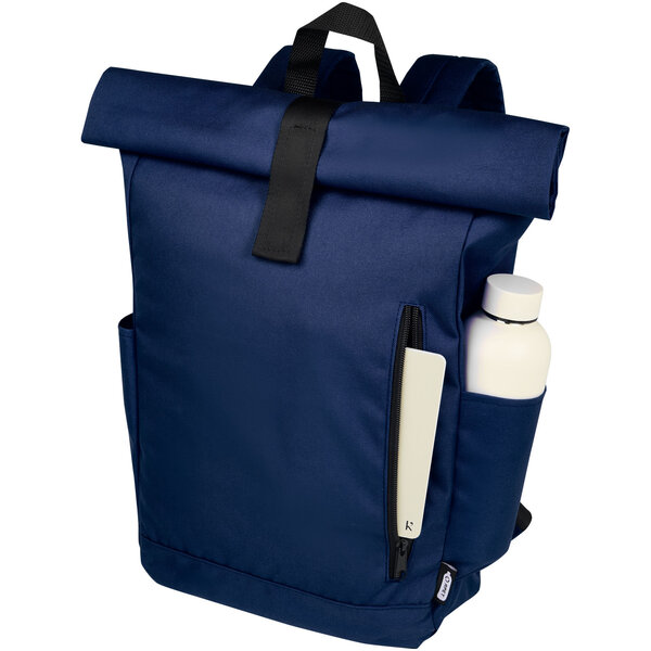 15,6" GRS RPET Roll-Top Rucksack 18 L - Maschtian