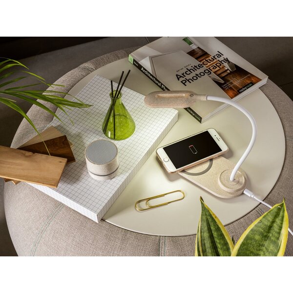 Tischlampe mit Induktionsladegerät (Schnellladefunktion, 10W) Adicoren