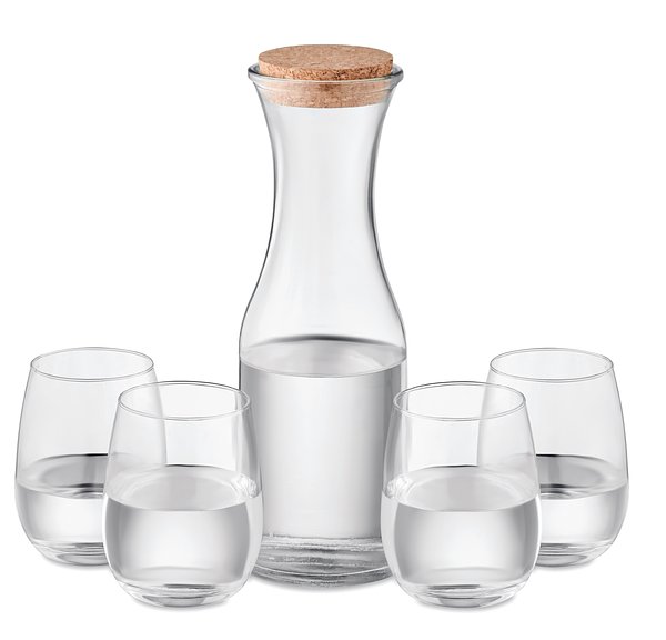 Set aus recyceltem Glas Trudivrg
