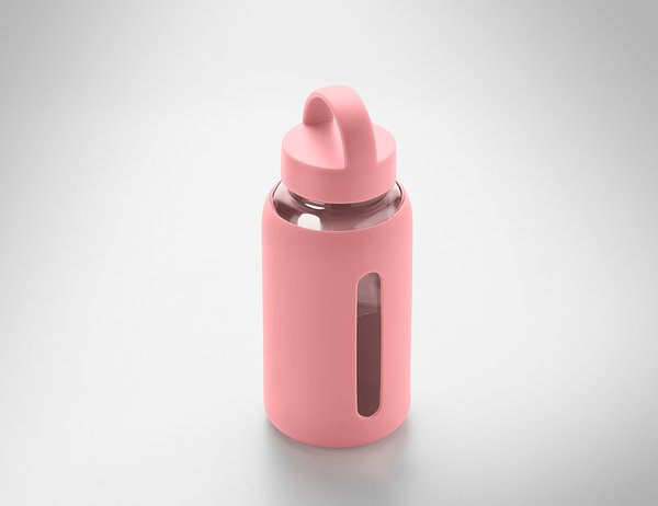 Flasche Borosilikatglas 600ml Dumenglix