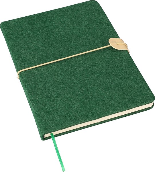 Notizbuch Lursia | Recycelter Filz | A5 | Liniert