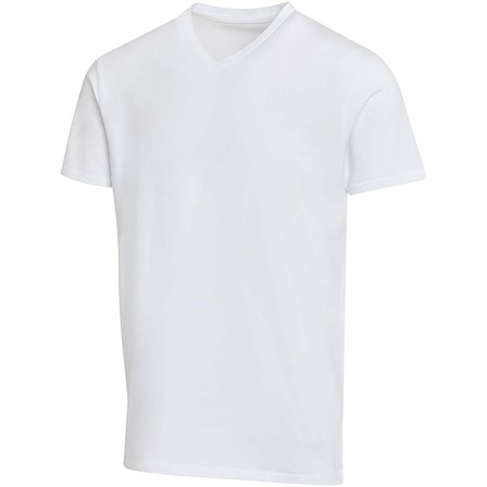 Kurzärmeliges T-Shirt V-Ausschnitt aus 200 g/m² Bio Baumwolle (OCS), unisex - Benina